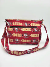 Load image into Gallery viewer, NFL San Francisco 49ers Shoulder Bag, SF 49ers Tote Crossbody Bag, 49ers bag
