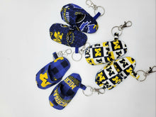 Load image into Gallery viewer, University of Michigan Key Chain, Michigan Keyring, Wolverines Keychain, Michigan Key
