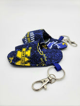 Load image into Gallery viewer, University of Michigan Key Chain, Michigan Keyring, Wolverines Keychain, Michigan Key
