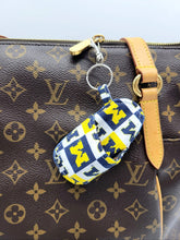 Load image into Gallery viewer, University of Michigan Key Chain, Michigan Keyring, Wolverines Keychain, Michigan Key
