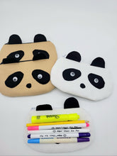 Load image into Gallery viewer, Panda Pencil Case, Panda Pencil Bag, Panda Makeup Pouch, Gift for Kids, Gift for her
