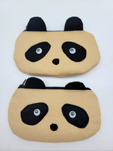 Load image into Gallery viewer, Panda Pencil Case, Panda Pencil Bag, Panda Makeup Pouch, Gift for Kids, Gift for her
