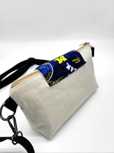 Load image into Gallery viewer, University of Michigan Tote Crossbody, Wolverines Tote bag, Wolverines Crossbody, University of Michigan bag
