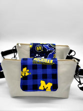 Load image into Gallery viewer, University of Michigan Tote Crossbody, Wolverines Tote bag, Wolverines Crossbody, University of Michigan bag
