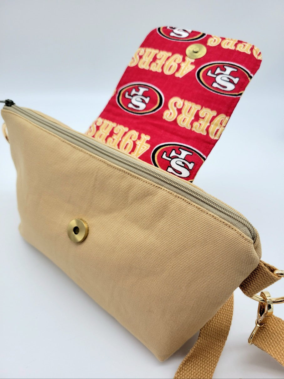 49ers Crossbody, 49ers Shoulder Bag, 49ers Gift, 49ers Messenger Bag, 49ers Tote bag