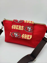 Load image into Gallery viewer, 49ers Crossbody, 49ers Shoulder Bag, 49ers Gift, 49ers Messenger Bag, 49ers Tote bag
