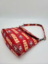 Load image into Gallery viewer, 49ers Tote Bag, 49ers Hobo Bag, SF 49ers Bag, 49ers Handbag, 49ers Gift for her
