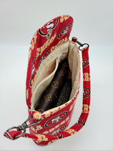 Load image into Gallery viewer, 49ers Tote Bag, 49ers Hobo Bag, SF 49ers Bag, 49ers Handbag, 49ers Gift for her
