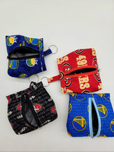 Load image into Gallery viewer, 49ers Key chain, Warriors Key Ring, 49ers Pouch, Warriors Pouch, 49ers Gift, Warriors Gift
