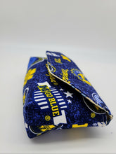 Load image into Gallery viewer, University of Michigan Wolverines Sunglasses Case, Go Blue Glasses Case, Glasses Pouch, Michigan Sunglasses Holder
