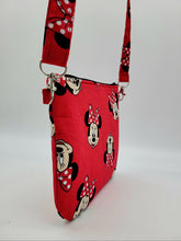 Load image into Gallery viewer, Minnie Mouse Crossbody bag, Kids Crossbody bag, Disney Cute bag, Disney Character Bag, Minnie &amp; Mickey, Minnie Mouse Messenger bag
