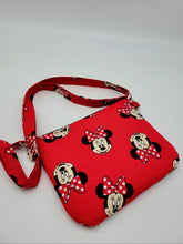 Load image into Gallery viewer, Minnie Mouse Crossbody bag, Kids Crossbody bag, Disney Cute bag, Disney Character Bag, Minnie &amp; Mickey, Minnie Mouse Messenger bag
