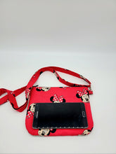 Load image into Gallery viewer, Minnie Mouse Crossbody bag, Kids Crossbody bag, Disney Cute bag, Disney Character Bag, Minnie &amp; Mickey, Minnie Mouse Messenger bag
