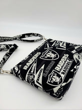 Load image into Gallery viewer, NFL Las Vegas Raiders Crossbody bag, Raiders Purse, Raiders shoulder bag, LV Raiders
