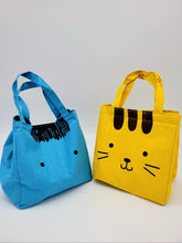 Load image into Gallery viewer, Kid Animal drawing lunch bag, Cute animal drawing lunch bag
