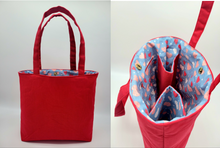 Load image into Gallery viewer, Tumbler Holder Tote Bag, Tumbler Bag, Cup holder bag
