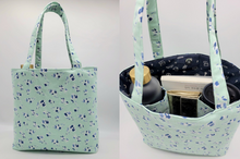 Load image into Gallery viewer, Tumbler Holder Tote Bag, Tumbler Bag, Cup holder bag
