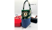 Load image into Gallery viewer, A&#39;s Mini Wrist Bag, 49ers Wrist Bag, Warriors Wrist Bag, Wrist Handbag
