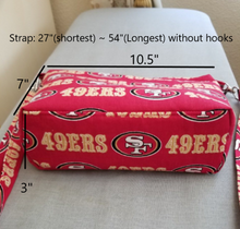 Load image into Gallery viewer, NFL San Francisco 49ers Shoulder Bag, SF 49ers Tote Crossbody Bag, 49ers bag
