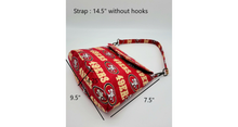 Load image into Gallery viewer, 49ers Tote Bag, 49ers Hobo Bag, SF 49ers Bag, 49ers Handbag, 49ers Gift for her
