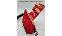 Load image into Gallery viewer, 49ers Crossbody, 49ers Shoulder Bag, 49ers Gift, 49ers Messenger Bag, 49ers Tote bag
