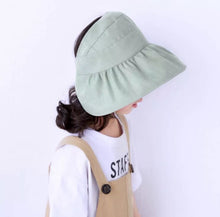 Load image into Gallery viewer, Kid&#39;s Sun Hat, UV Protection Hat, Reversible Cotton Hat, Bucket hat, Wide Brim Hat
