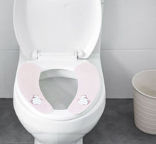 Load image into Gallery viewer, 3 Pairs-Stick on Peel off Toilet Seat Cover, Warm Soft Toilet Seat Cushion
