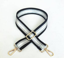 Load image into Gallery viewer, Stripe Woven Bag Strap, Replacement Adjustable Straps for women bag
