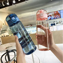 Load image into Gallery viewer, 780ML Motivational Water Bottle, Time Marker Sport Water Bottle, BPA Free Water Bottle, Motivational water bottle
