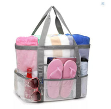 Load image into Gallery viewer, Beach Bag, Large Mesh Bag, Beach Tote, Summer Gifts, Pool Bag
