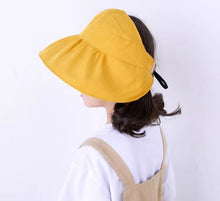 Load image into Gallery viewer, Kid&#39;s Sun Hat, UV Protection Hat, Reversible Cotton Hat, Bucket hat, Wide Brim Hat
