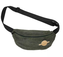 Load image into Gallery viewer, Corduroy Fanny Packs, Corduroy Shoulder Bag, Hip bag, Belt bag
