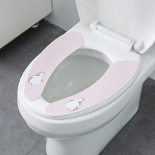 Load image into Gallery viewer, 3 Pairs-Stick on Peel off Toilet Seat Cover, Warm Soft Toilet Seat Cushion
