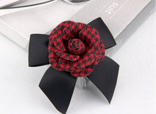 Load image into Gallery viewer, Camellia Wool Brooch &amp; Hair Pin, Camellia Brooch, Camellia Hair
