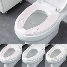 Load image into Gallery viewer, 3 Pairs-Stick on Peel off Toilet Seat Cover, Warm Soft Toilet Seat Cushion
