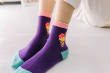 Load image into Gallery viewer, 4 Pairs- Fun Drawing Pastel Socks
