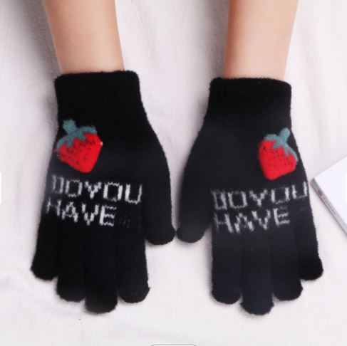 Cable Knit Anti-Slip Touchscreen Texting Gloves