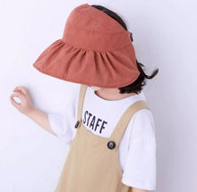 Load image into Gallery viewer, Kid&#39;s Sun Hat, UV Protection Hat, Reversible Cotton Hat, Bucket hat, Wide Brim Hat
