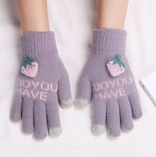 Load image into Gallery viewer, Cable Knit Anti-Slip Touchscreen Texting Gloves
