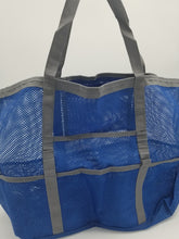 Load image into Gallery viewer, Beach Bag, Large Mesh Bag, Beach Tote, Summer Gifts, Pool Bag
