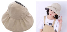 Load image into Gallery viewer, Kid&#39;s Sun Hat, UV Protection Hat, Reversible Cotton Hat, Bucket hat, Wide Brim Hat
