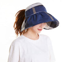 Load image into Gallery viewer, Women Plaid Sun Hat
