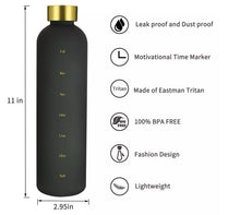 Load image into Gallery viewer, Eco-Friendly BPA Free Motivational Water Bottle, 32oz Light-Weight Water Bottle, Large motivational water bottle
