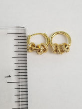 Load image into Gallery viewer, 18K Gold Plated Bead Earrings
