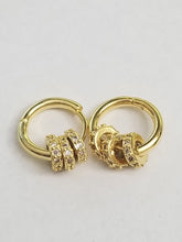 Load image into Gallery viewer, 18K Gold Plated Bead Earrings
