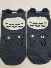 Load image into Gallery viewer, 5 Pairs- Blue Rabbit Ankle Socks
