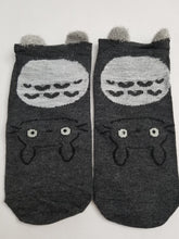 Load image into Gallery viewer, 5 Pairs- Blue Rabbit Ankle Socks
