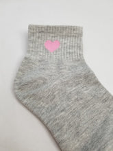 Load image into Gallery viewer, Set of 3 - Heart Ankle Socks, Tennis Socks, Cotton Tennis socks
