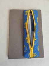 Load image into Gallery viewer, Pencil Case with band for Journal, Planner, Warriors pencil case, A&#39;s pencil case, Raiders pencil case
