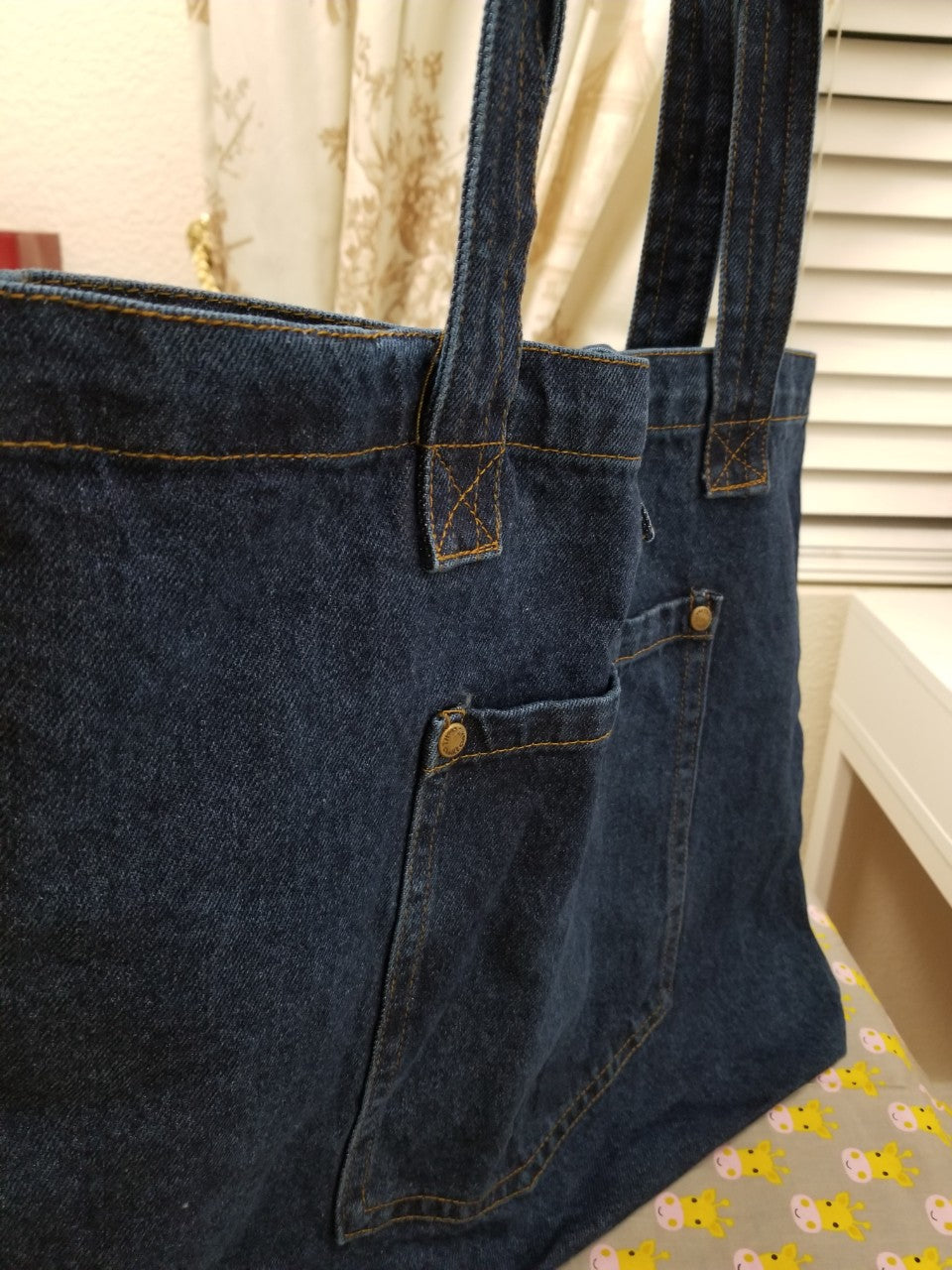 Blue jean diaper clearance bag